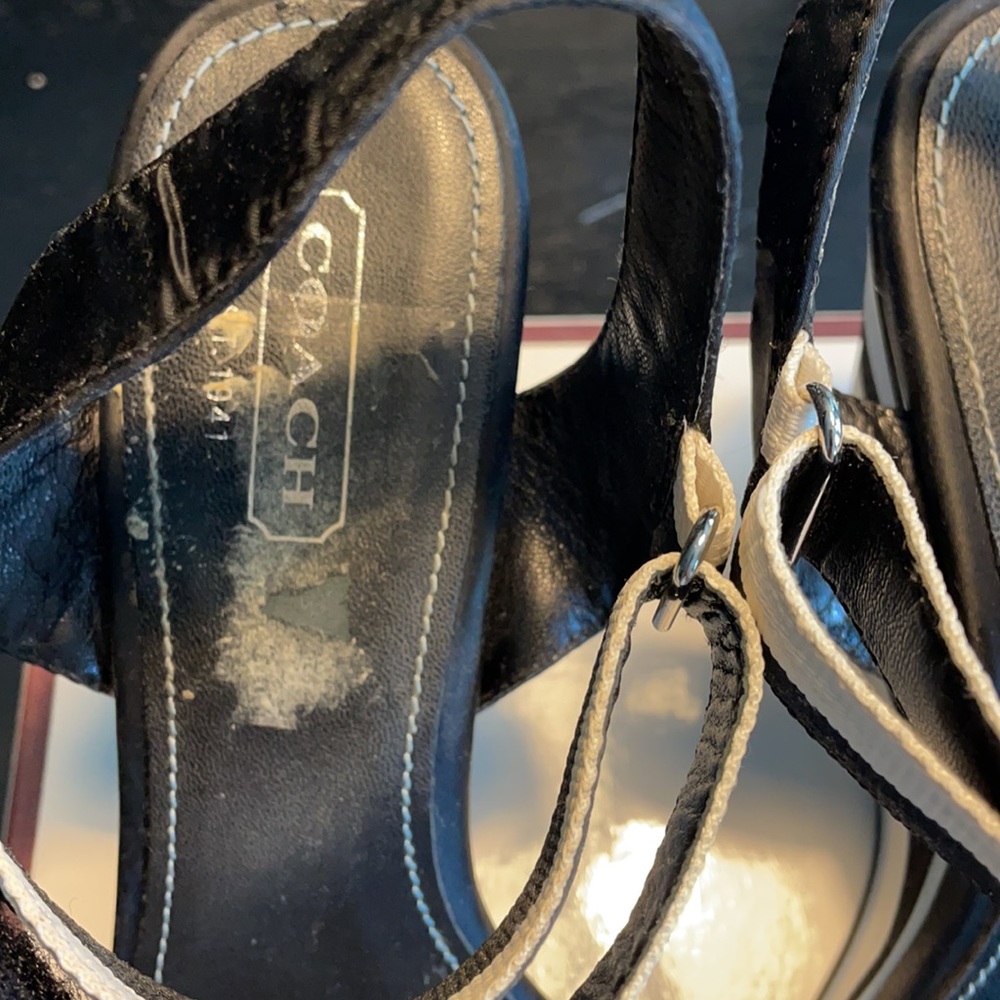 Coach Wedge-Heeled Sandals - Picture 7 of 16
